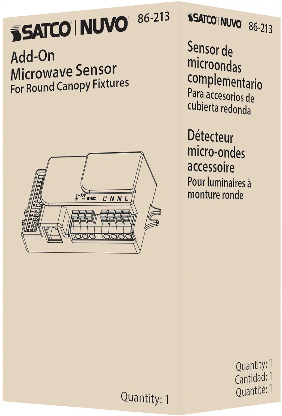 Microwave Motion Sensor Accessory for Round Canopy Fixtures - Image 9