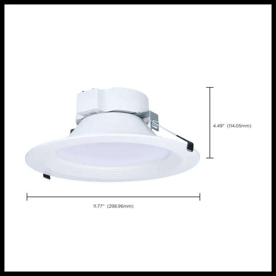 10-Inch LED Commercial Downlight - 35W Field Selectable - Image 11