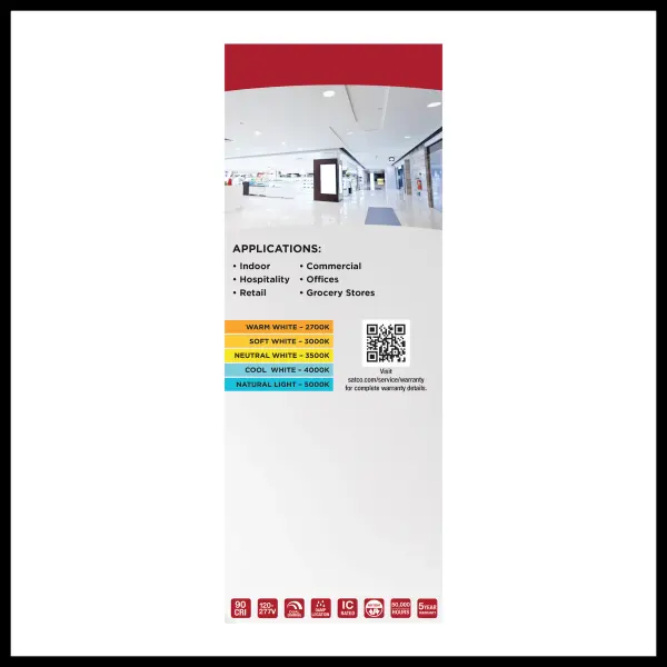 10-Inch LED Commercial Downlight - 35W Field Selectable - Image 7