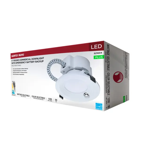 4-Inch LED Commercial Downlight with Emergency Backup - Image 16