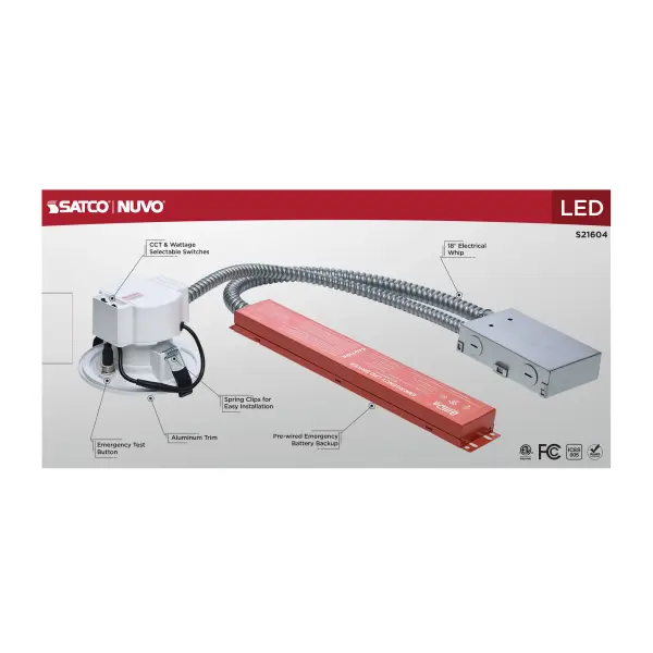 4-Inch LED Commercial Downlight with Emergency Backup - Image 10