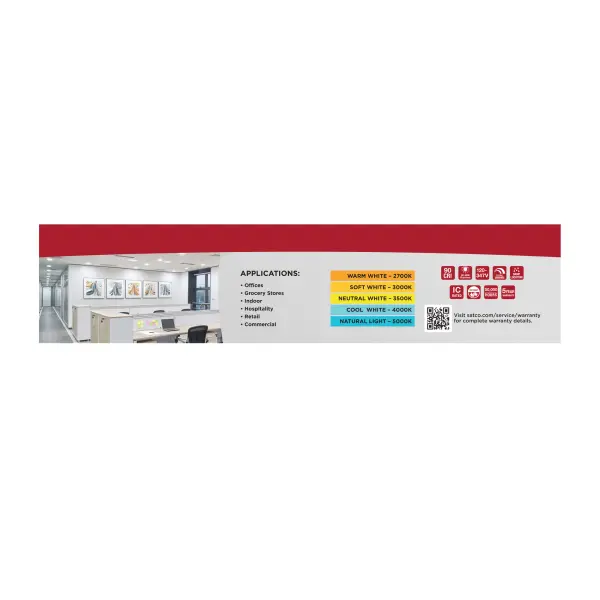 6-Inch LED Commercial Downlight with Emergency Backup - Image 14