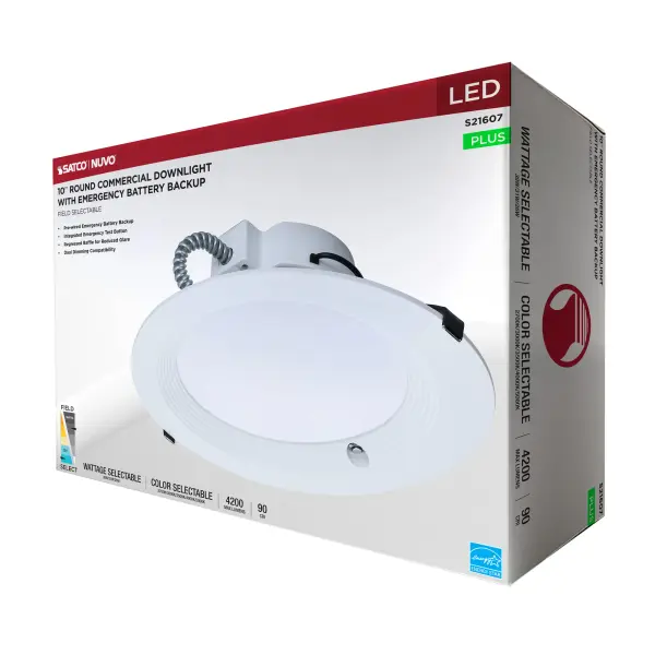 10-Inch LED Commercial Downlight with Emergency Backup - Image 16