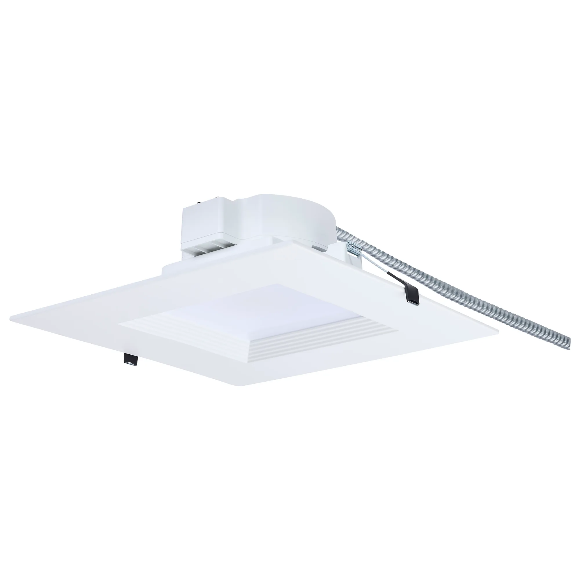 10-Inch Square LED Commercial Downlight - 35W Field Selectable