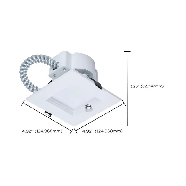4-Inch Square LED Commercial Downlight with Emergency Backup - Image 17