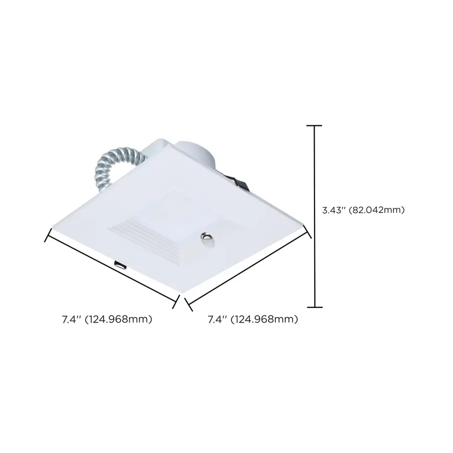 6-Inch Square LED Commercial Downlight with Emergency Backup - Image 17