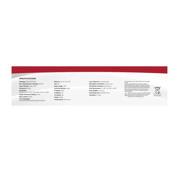 10-Inch Square LED Commercial Downlight with Emergency Backup - Image 13