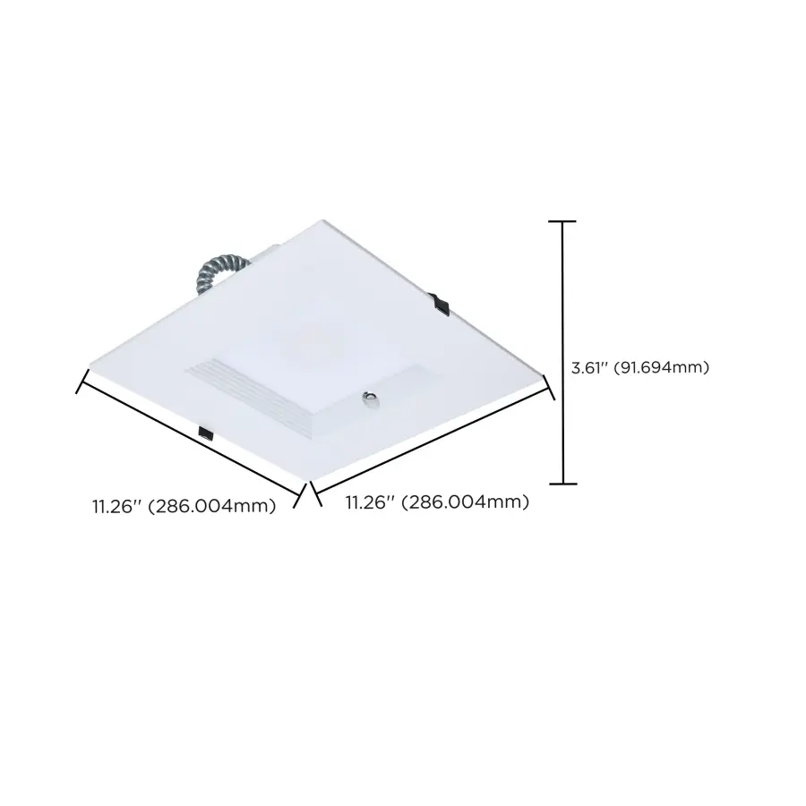10-Inch Square LED Commercial Downlight with Emergency Backup - Image 17