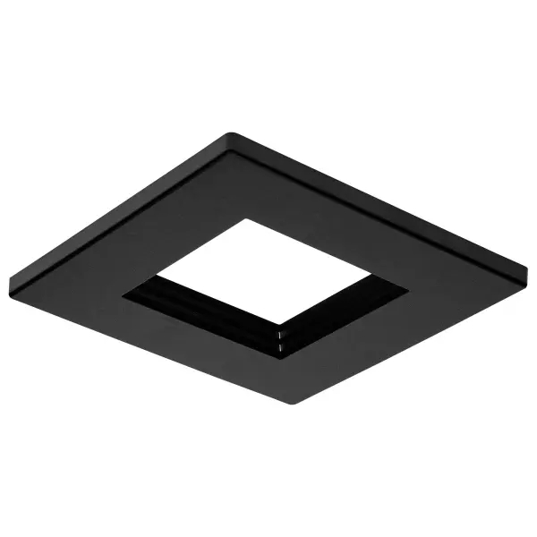 This 4-inch square bronze trim provides a sleek finishing touch for LED commercial downlights. The contemporary square design offers a modern alternative to traditional round trims, perfect for commercial and residential applications.