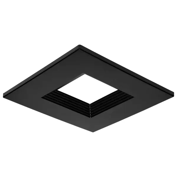 This 6-inch square trim ring provides a sleek finishing touch for commercial-grade LED downlights. The bronze finish adds warmth while maintaining a contemporary aesthetic suitable for both residential and commercial spaces.