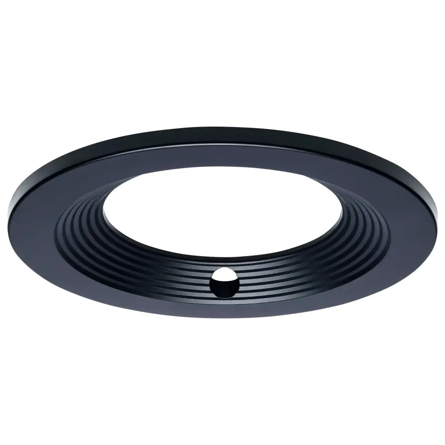 6-Inch Round Trim for LED Commercial Downlight with Emergency Driver