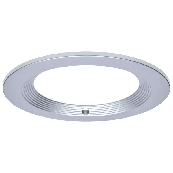 10-Inch Round Trim for LED Commercial Downlight - Silver