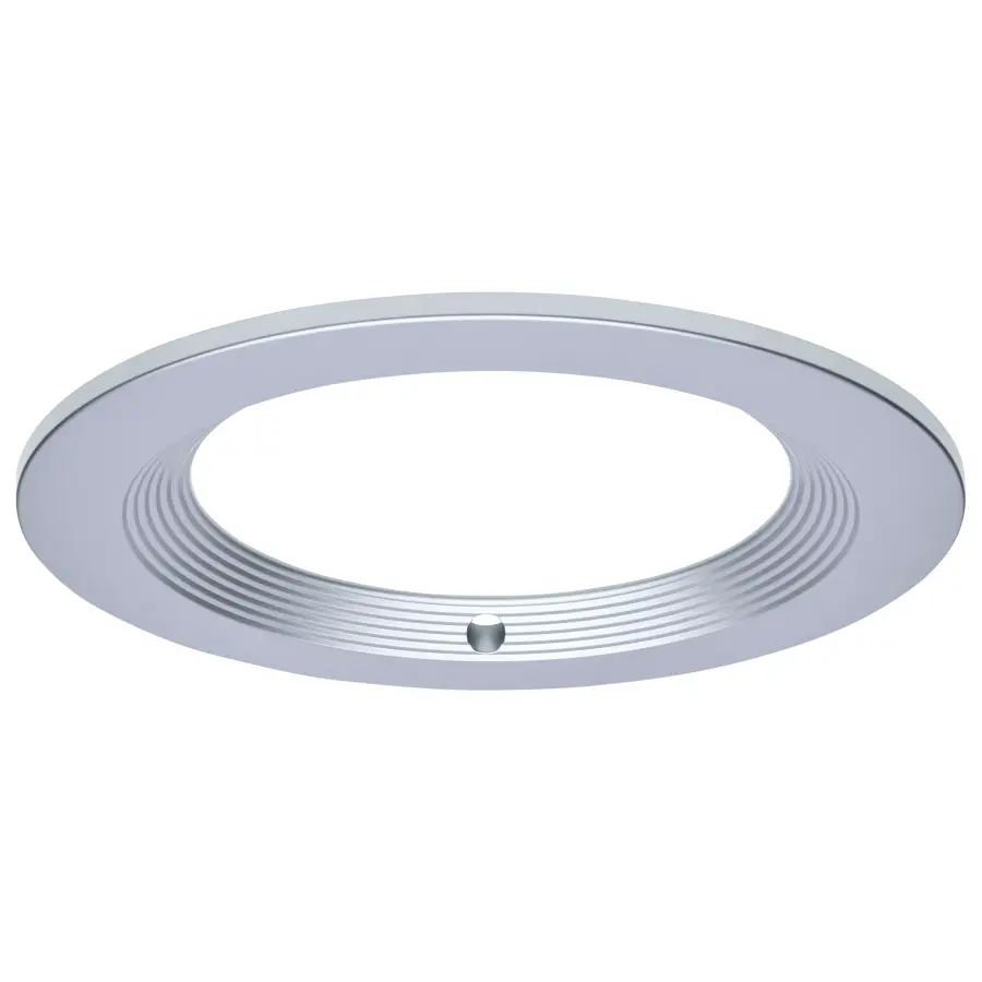 10-Inch Round Trim for LED Commercial Downlight - Silver