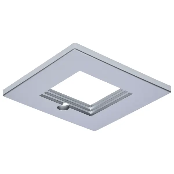 4-Inch Square LED Downlight Trim with Emergency Driver