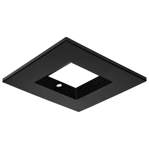 This 6-inch square trim combines commercial-grade aesthetics with integrated emergency driver functionality. The bronze finish adds warmth while the discreet test button opening ensures code compliance.