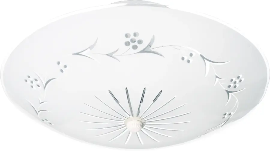 Round Grape Glass Flush Mount Ceiling Light