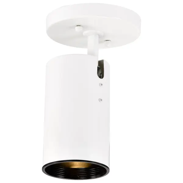 White Cylinder Swivel Spotlight - Image 4