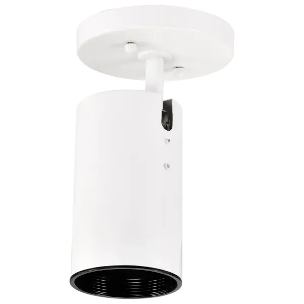 White Cylinder Swivel Spotlight - Image 5