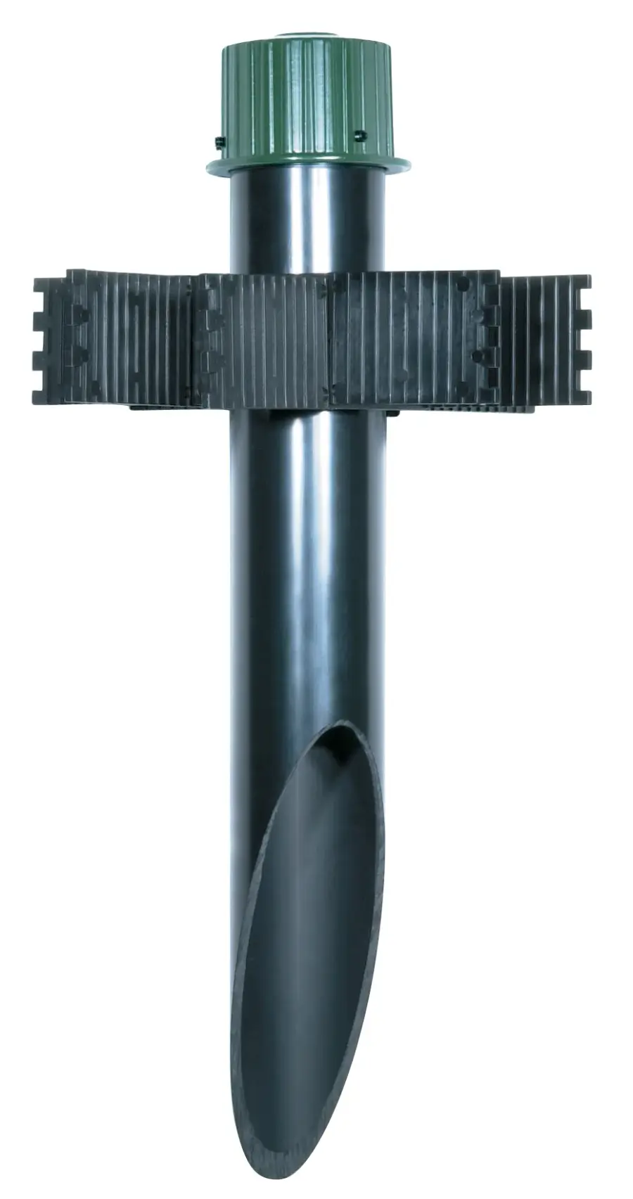 2" Diameter Outdoor Mounting Post in Green - Image 1