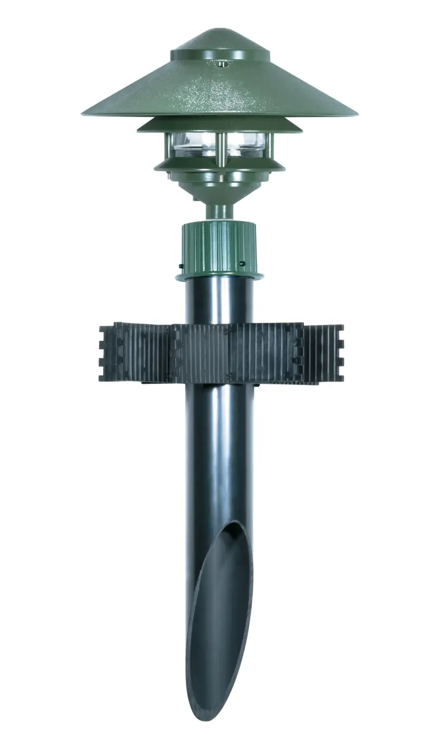 2" Diameter Outdoor Mounting Post in Green - Image 2