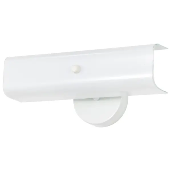 2-Light White Vanity Light with U-Channel Glass - 14" - Image 7