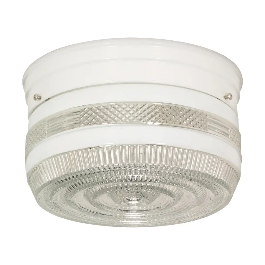 Crystal Drum Flush Mount Ceiling Light