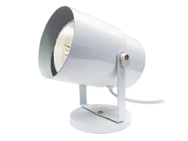 Plant Lamp - White Steel Accent Light