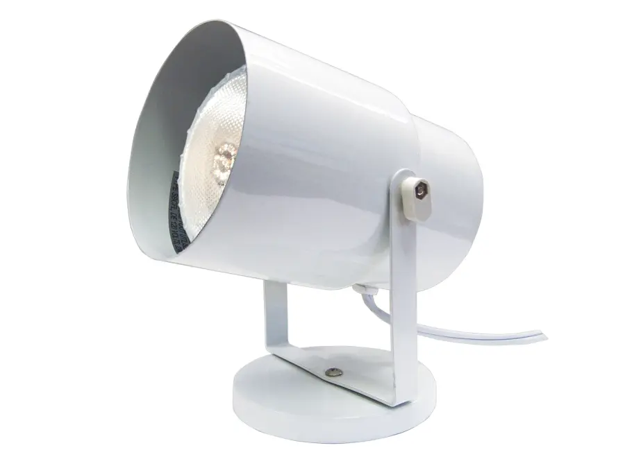 Plant Lamp - White Steel Accent Light