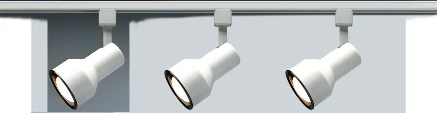 Step Cylinder Track Head in White - Image 2