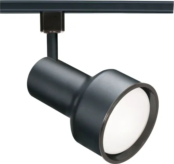 This compact step cylinder track head offers flexible directional lighting with a clean black finish. Ideal for accent lighting, task illumination, or highlighting artwork and architectural features.