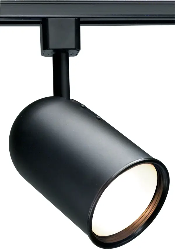This compact bullet cylinder track head offers flexible directional lighting with R30 bulb compatibility. The sleek black finish and minimalist design make it ideal for modern spaces requiring adjustable task or accent lighting.