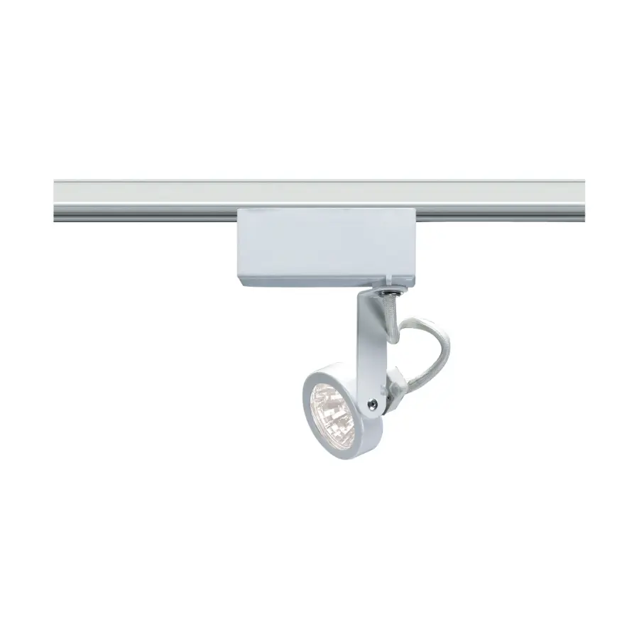 MR16 Gimbal Ring Track Head in White - Image 1