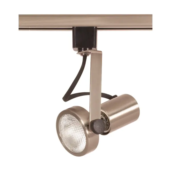 This PAR20 track head features a gimbal ring design that allows precise directional control, making it ideal for highlighting artwork, architectural features, or task areas. The brushed nickel finish complements modern interiors.
