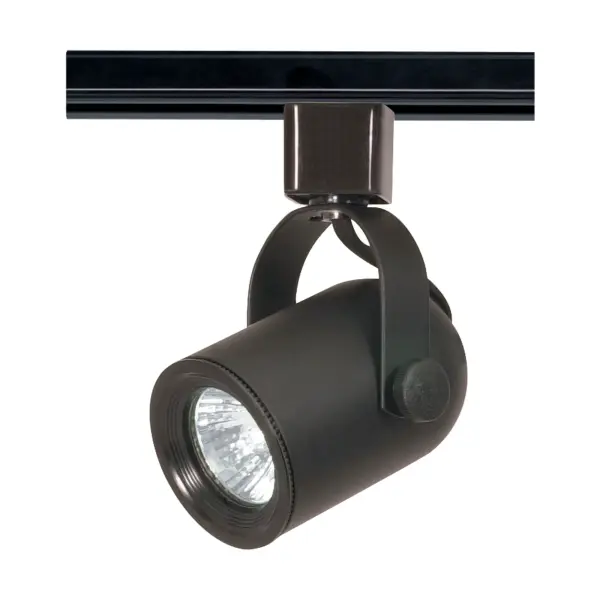 This compact MR16 track head offers flexible directional lighting in a sleek black finish. Perfect for highlighting artwork, retail displays, or task areas with adjustable beam control.