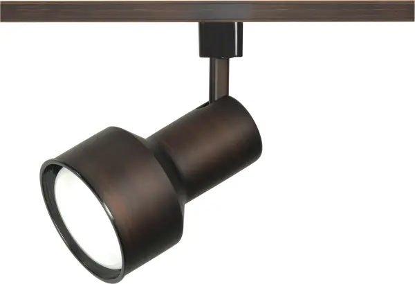 This compact step cylinder track head offers flexible directional lighting with a warm russet bronze finish. Ideal for accent lighting, task illumination, or highlighting artwork and architectural features.