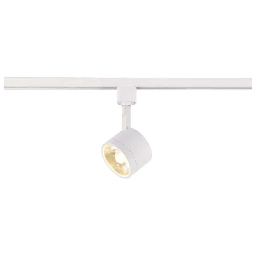 Round LED Track Head in Matte White - Image 3