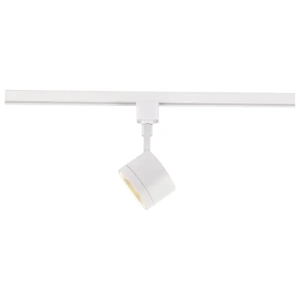 Round LED Track Head in Matte White - Image 4