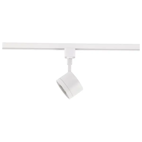 Round LED Track Head in Matte White - Image 5