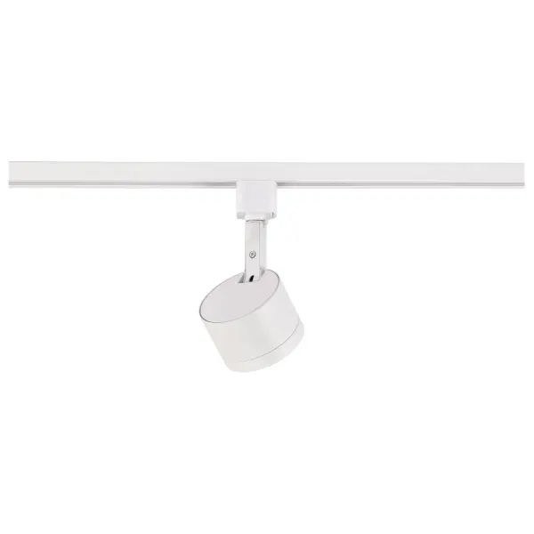 Round LED Track Head in Matte White - Image 6