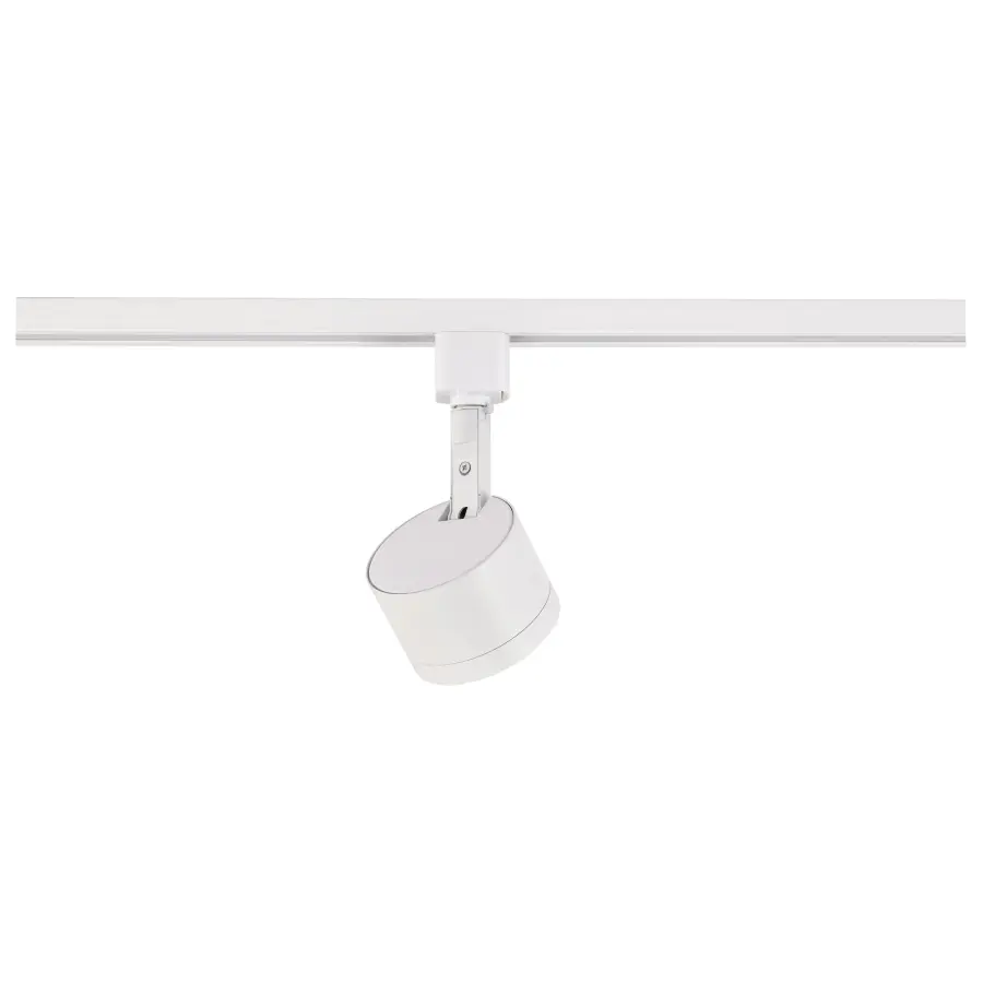 Round LED Track Head in Matte White - Image 6