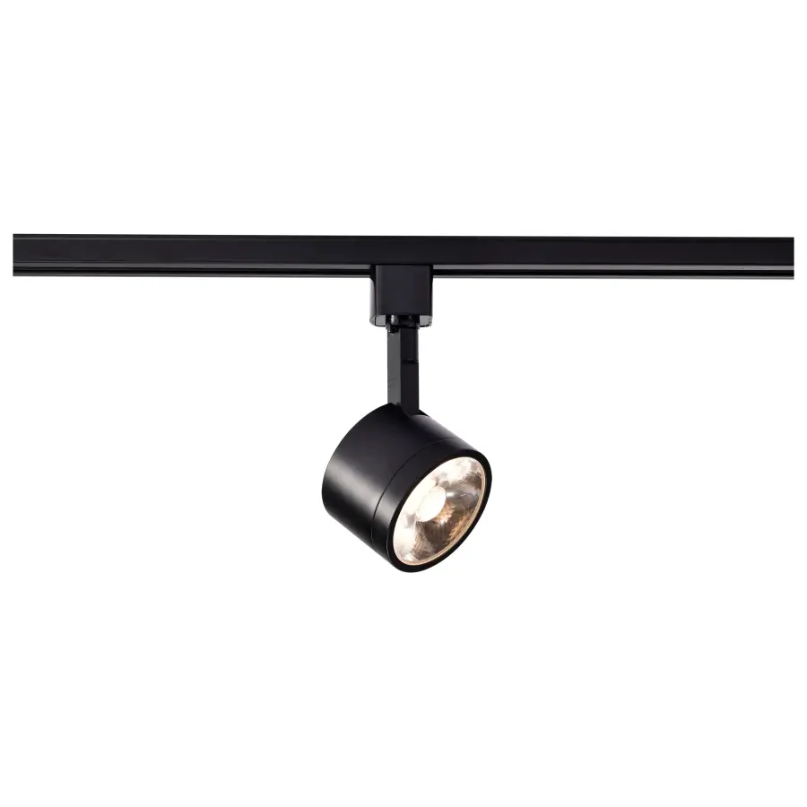 Round LED Track Head - Matte Black - Image 4