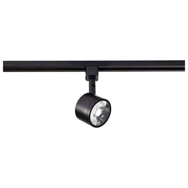 Round LED Track Head - Matte Black - Image 5