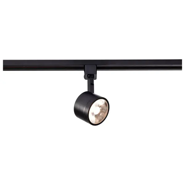 Round LED Track Head - Matte Black - Image 6