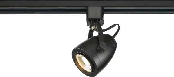 This 12W LED track head delivers precise accent lighting with a narrow 24-degree beam spread, perfect for highlighting artwork, architectural features, or retail displays. The sleek black finish and pinch-back design offer contemporary style with easy installation.
