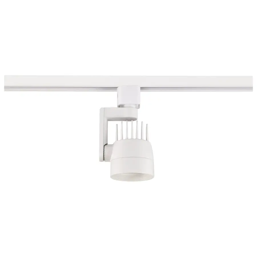 12W LED Angle Arm Track Head in White - Image 4