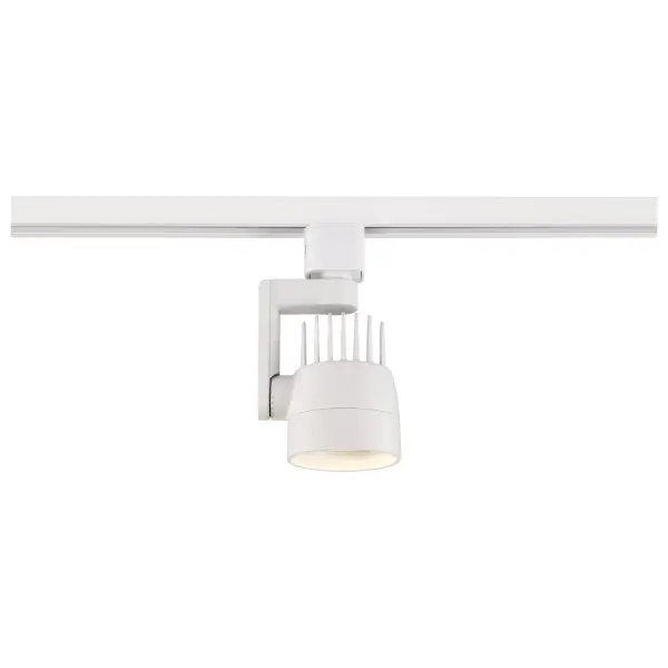 12W LED Angle Arm Track Head in White - Image 5