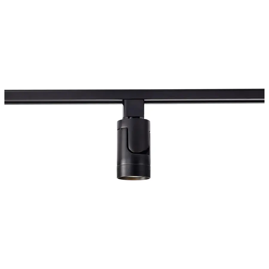 12W LED Barrel Track Head in Black - Image 2