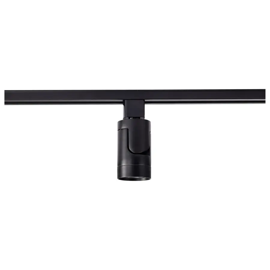12W LED Barrel Track Head in Black - Image 3