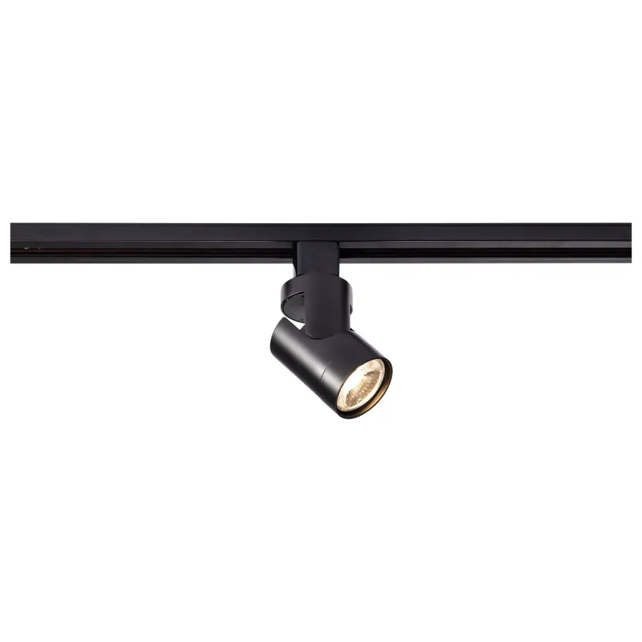 12W LED Barrel Track Head in Black - Image 7