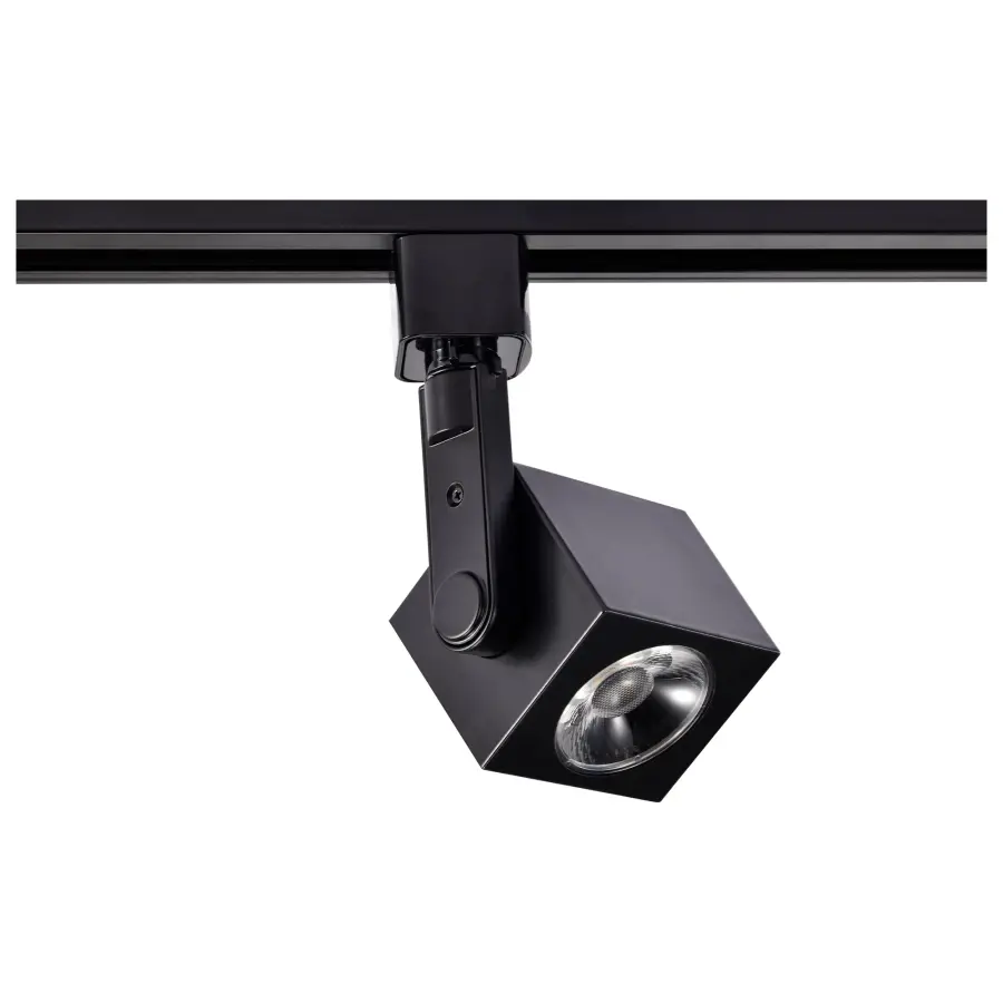 12W LED Square Track Head in Black - Image 7